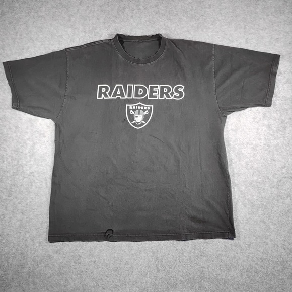 NFL | Shirts | Vintage Nfl Raiders Enter The Black Hole Tshirt Faded ...